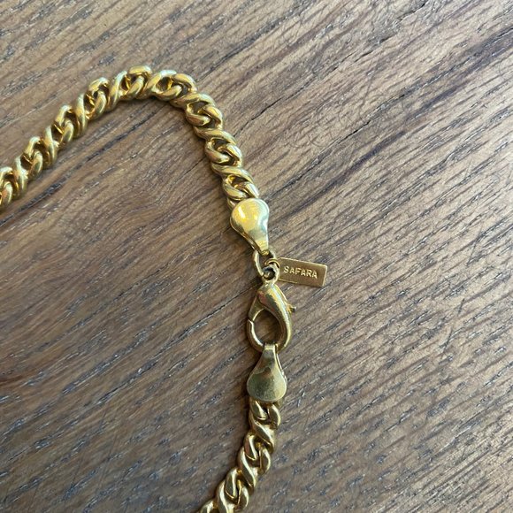 SOLD-Gold plated chain 20" Safara - Picture 3 of 6
